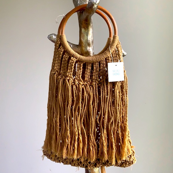 Mini Mono boho woven bag